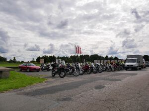 Historyczny rajd motocyklowy Mokra - Częstochowa - Wręczyca Wielka, 28 sierpnia 2021 Fot. Marcin Kurus