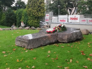 XVI Pielgrzymka biegowa dotarła do grobu bł. ks. Jerzego Popiełuszki w Warszawie. Fot. ŚCWiS