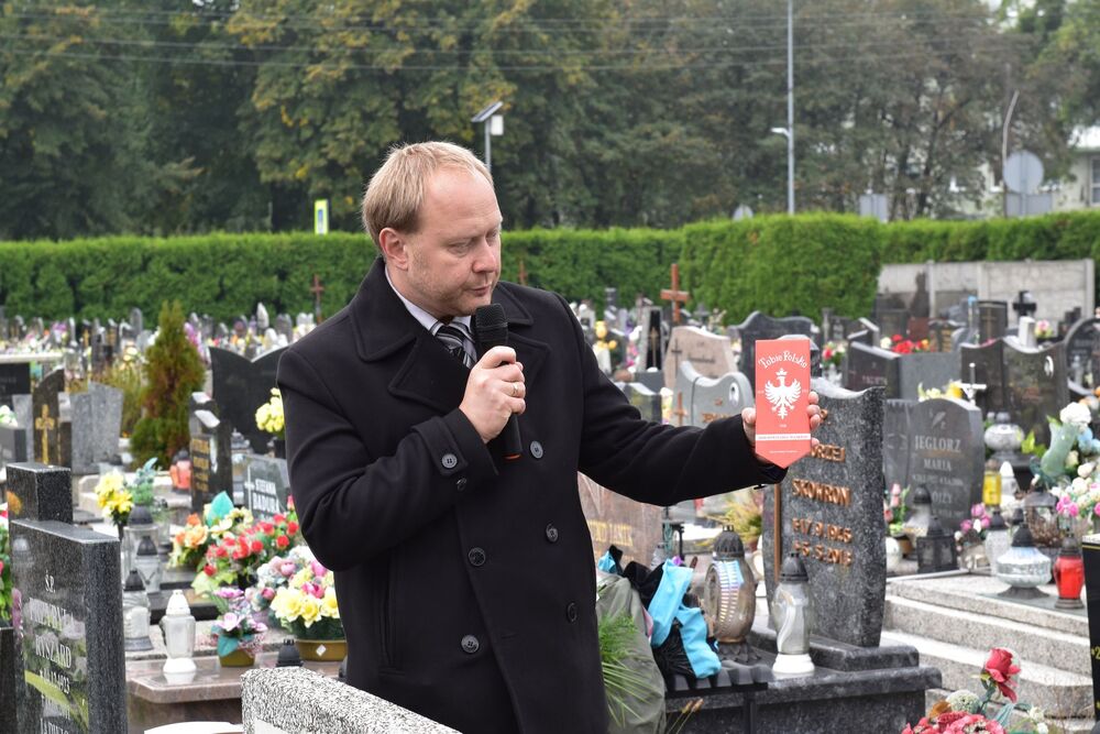 „Tobie Polsko” – hołd dla powstańca śląskiego plut. Hermana Grzesioka - fot. K. Łojko.