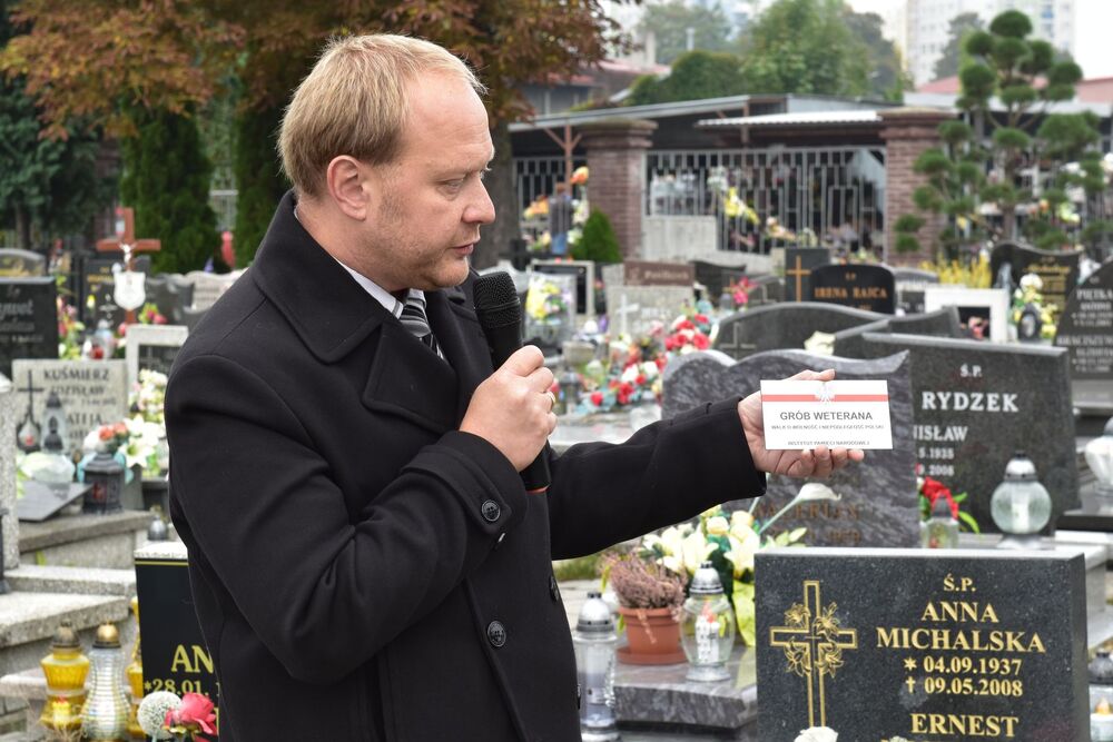 „Tobie Polsko” – hołd dla powstańca śląskiego plut. Hermana Grzesioka - fot. K. Łojko.