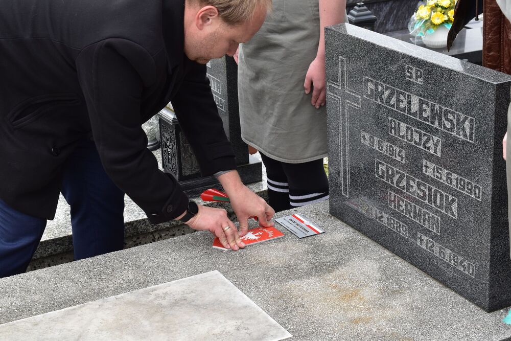„Tobie Polsko” – hołd dla powstańca śląskiego plut. Hermana Grzesioka - fot. K. Łojko.