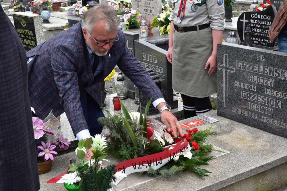 „Tobie Polsko” – hołd dla powstańca śląskiego plut. Hermana Grzesioka - fot. K. Łojko.