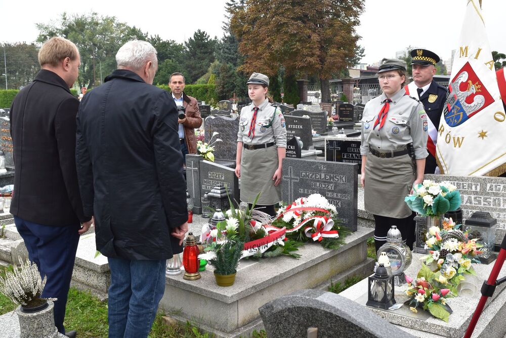 „Tobie Polsko” – hołd dla powstańca śląskiego plut. Hermana Grzesioka - fot. K. Łojko.
