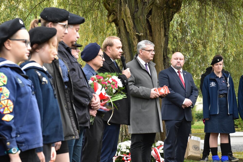 „Tobie Polsko” – hołd dla powstańców śląskich por. Karola Orlińskiego oraz kpt. Roberta Oszka - fot. K. Łojko.
