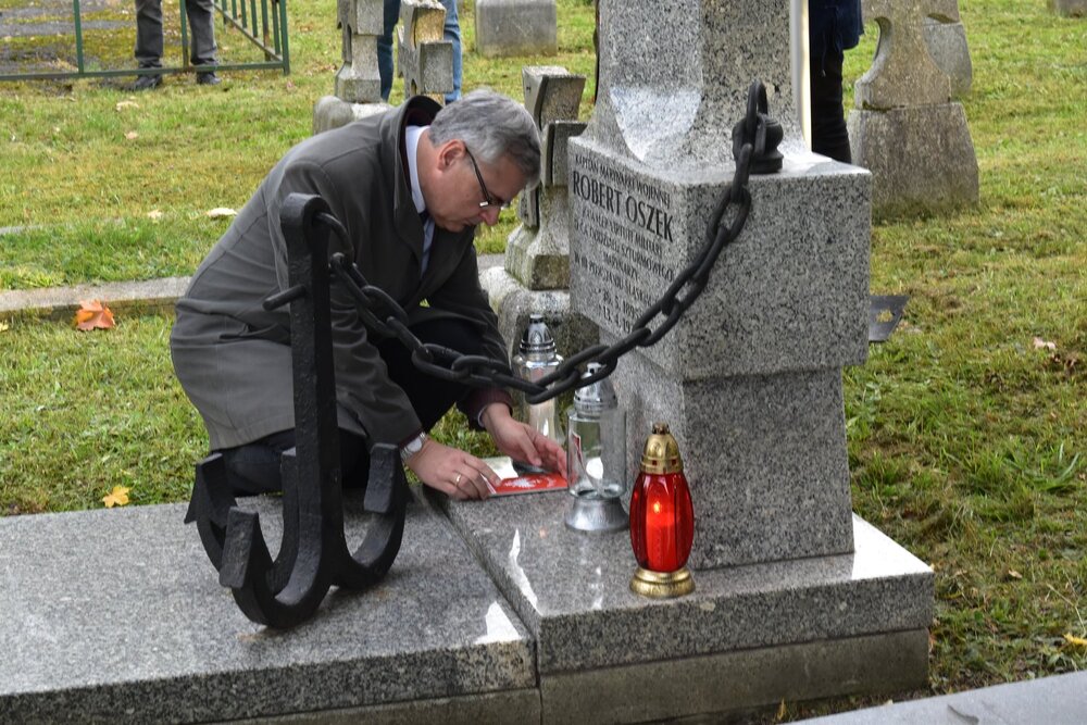 „Tobie Polsko” – hołd dla powstańców śląskich por. Karola Orlińskiego oraz kpt. Roberta Oszka - fot. K. Łojko.