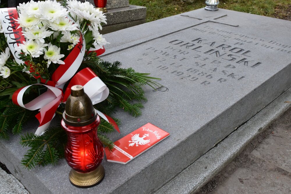 „Tobie Polsko” – hołd dla powstańców śląskich por. Karola Orlińskiego oraz kpt. Roberta Oszka - fot. K. Łojko.