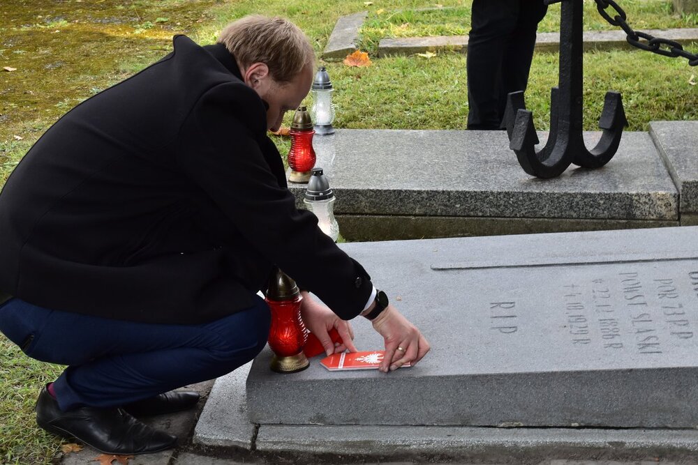 „Tobie Polsko” – hołd dla powstańców śląskich por. Karola Orlińskiego oraz kpt. Roberta Oszka - fot. K. Łojko.