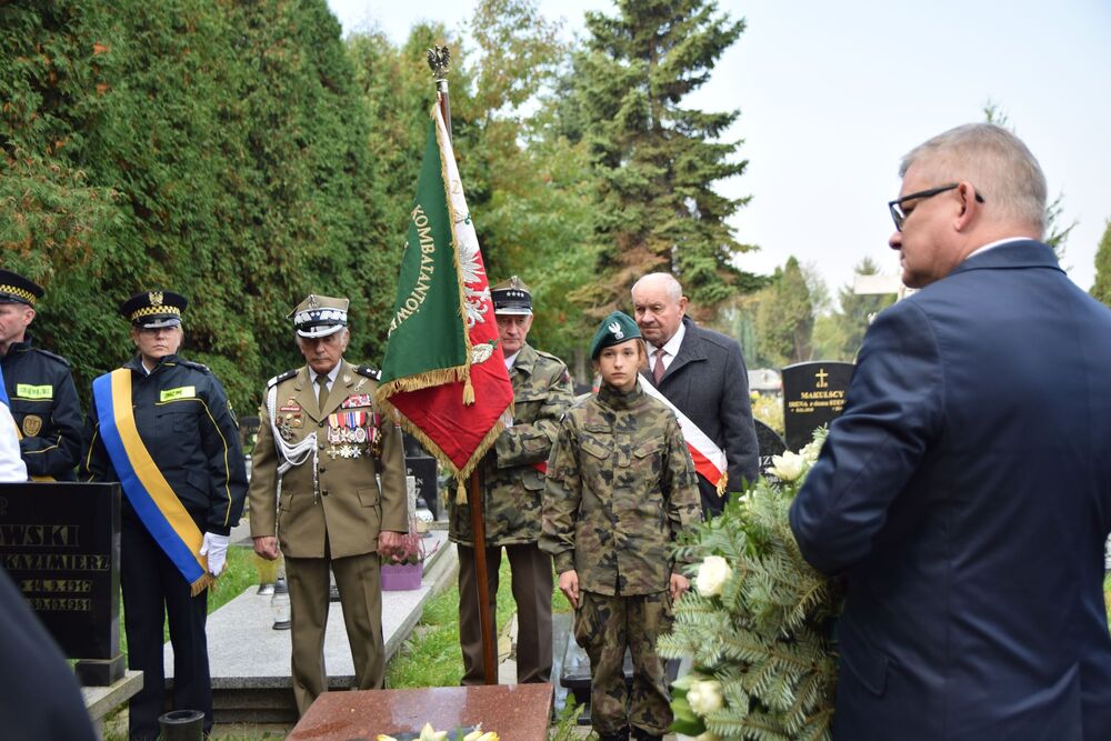 Tobie Polsko” — hołd dla powstańca śląskiego śp. ppor. Józefa Nowaka. Tychy, 11 października 2021