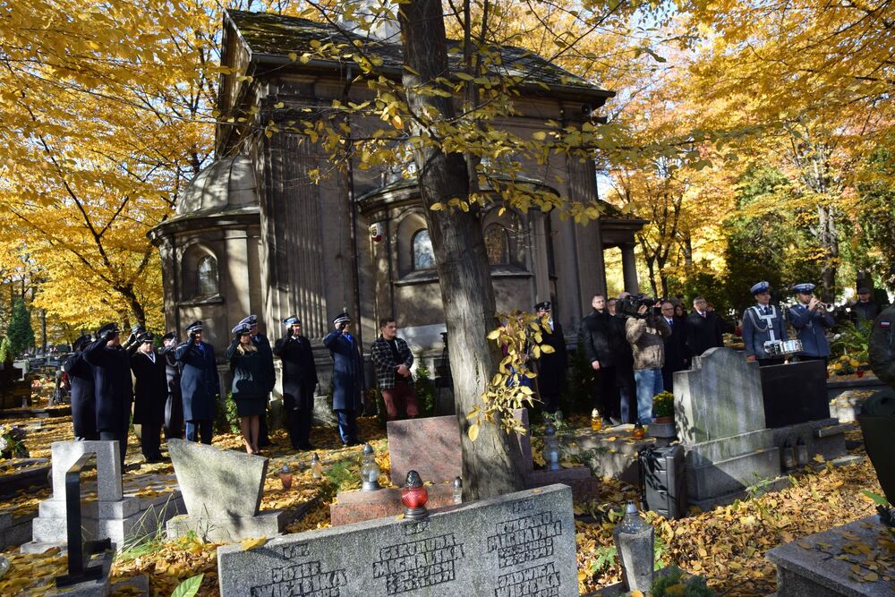 Upamiętnienie wybitnych, zasłużonych Polaków spoczywających na nekropoliach województwa śląskiego. Fot. Jan Kwaśniewicz