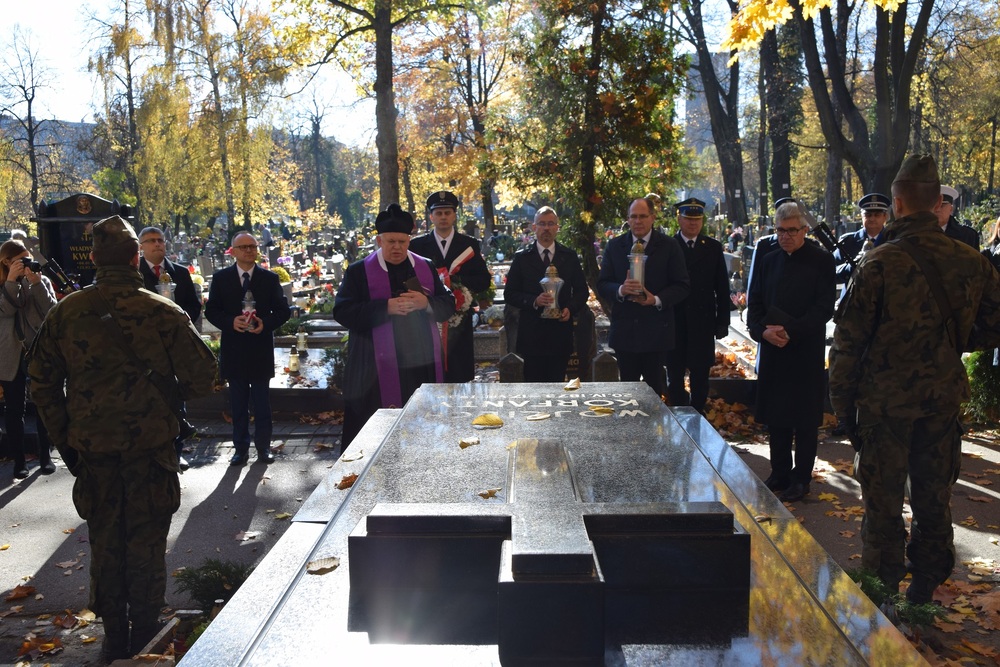 Upamiętnienie wybitnych, zasłużonych Polaków spoczywających na nekropoliach województwa śląskiego. Fot. Jan Kwaśniewicz