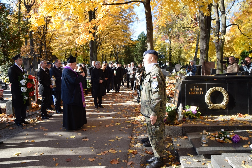 Upamiętnienie wybitnych, zasłużonych Polaków spoczywających na nekropoliach województwa śląskiego. Fot. Jan Kwaśniewicz