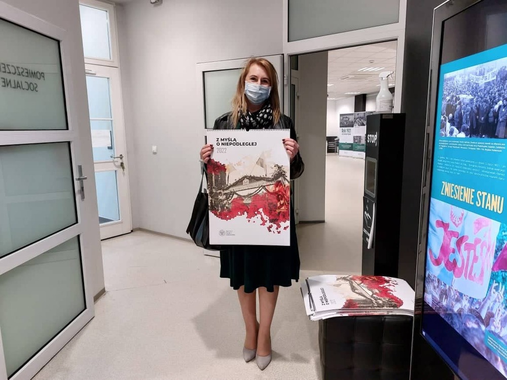 Akcja „100 kalendarzy na stulecie Niepodległości”. Fot. A. Korol-Chudy