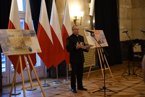 Spotkanie „Lech Kaczyński. Warto być Polakiem” – prezentacja banknotu kolekcjonerskiego NBP.