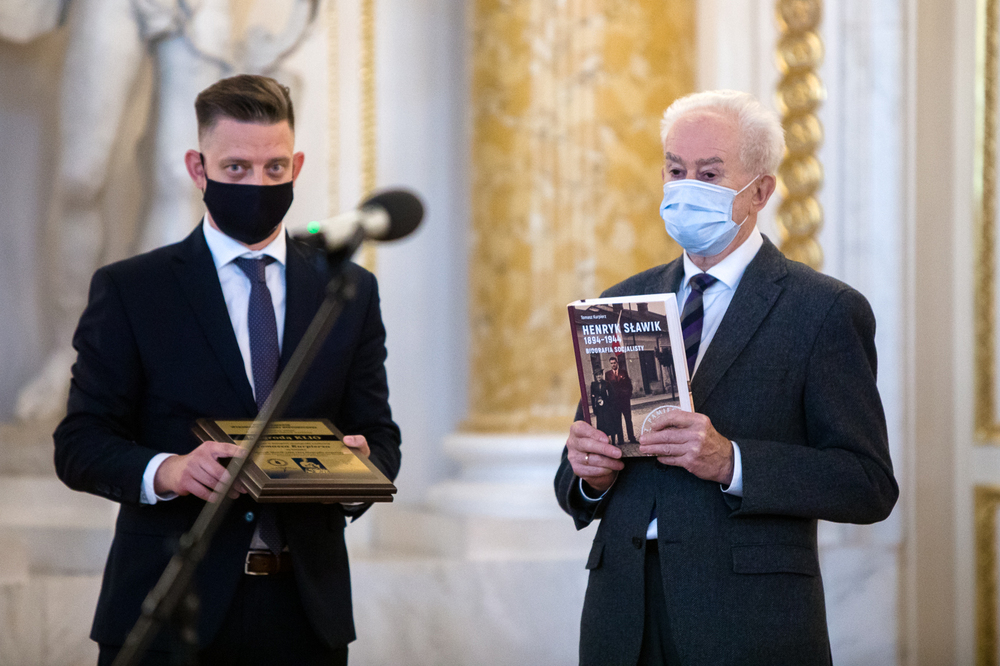 Uroczystość wręczenia Nagrody KLIO. Warszawa, 25 listopada 2021. Fot. Sławek Kasper (IPN)