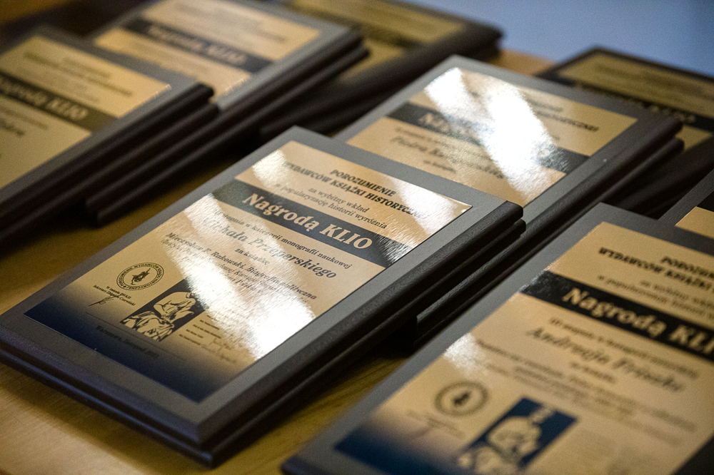 Uroczystość wręczenia Nagrody KLIO. Warszawa, 25 listopada 2021. Fot. Sławek Kasper (IPN)