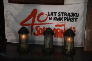 40. rocznica strajku w KWK „Piast”. Fot. Monika Kobylańska/IPN