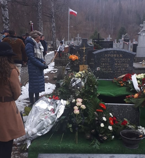 Pogrzeb śp. Jana Sporka w Rajczy.