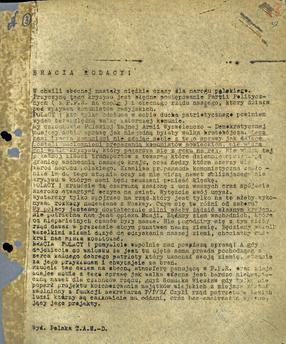 Dar prywatny przekazany przez Wincentego Pykę do Archiwum IPN w Katowicach.