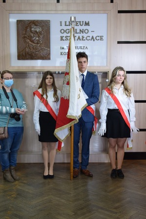 Odsłonięcie tablicy poświęconej członkom młodzieżowej organizacji antykomunistycznej Wolność-Niepodległość w Jaworznie (10)