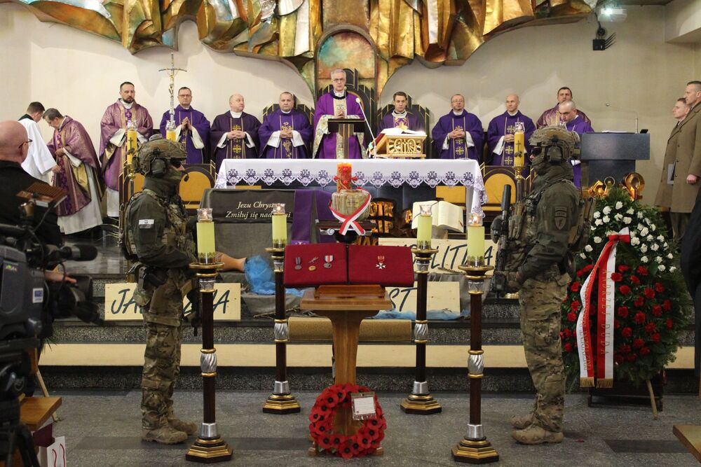 Pogrzeb śp. płk. Jerzego Tarnawskiego. Fot. Artur Kasprzykowski/IPN