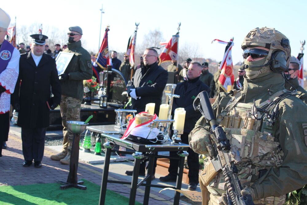 Pogrzeb śp. płk. Jerzego Tarnawskiego. Fot. Artur Kasprzykowski/IPN