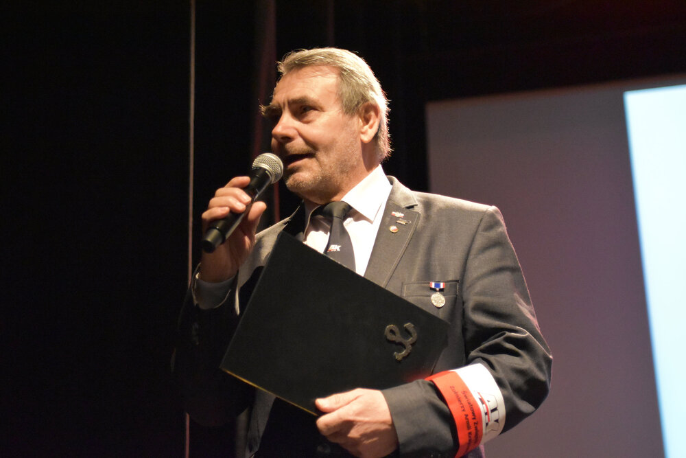 Spotkanie z żołnierzami AK w 80. rocznicę przekształcenia Związku Walki Zbrojnej w Armię Krajową w Sosnowcu. Fot. Krzysztof Łojko/IPN