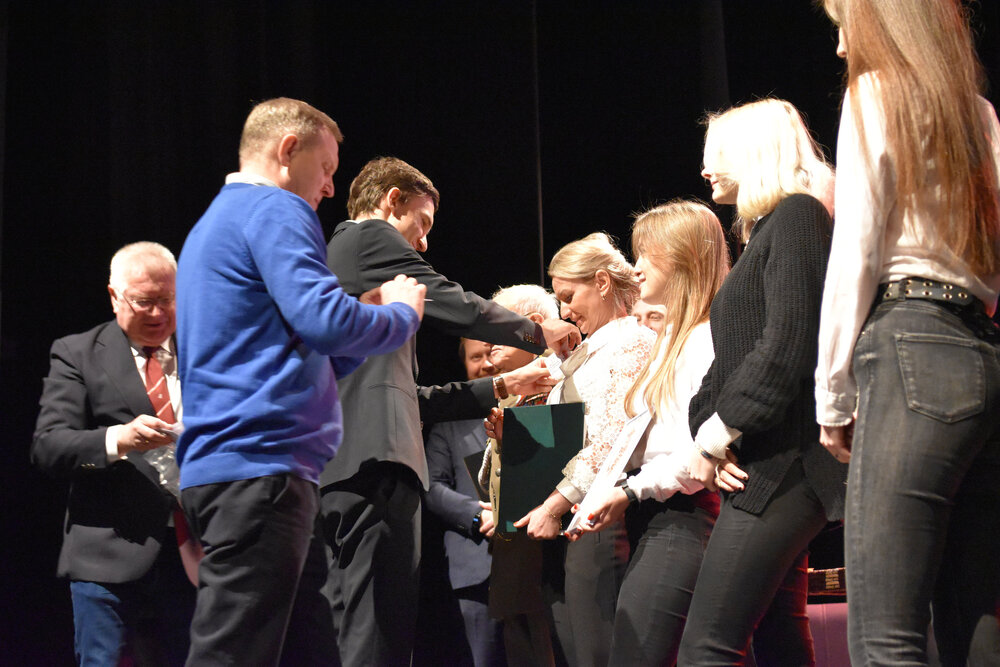 Spotkanie z żołnierzami AK w 80. rocznicę przekształcenia Związku Walki Zbrojnej w Armię Krajową w Sosnowcu. Fot. Krzysztof Łojko/IPN