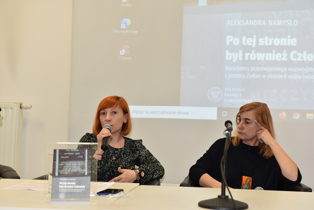 Dyskusja wokół książki dr Aleksandry Namysło.