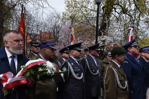 Uroczystość upamiętniająca 12. rocznicę katastrofy smoleńskiej i 82. rocznicę zbrodni katyńskiej w Katowicach.