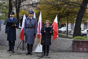 Katyński marsz pamięci służb mundurowych województwa śląskiego w Katowicach. Fot. Monika Kobylańska