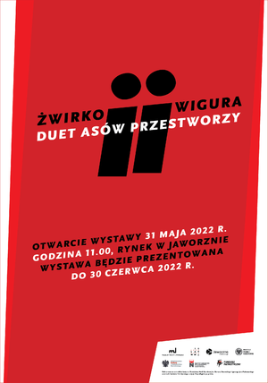Otwarcie wystawy „Żwirko i Wigura –duet asów przestworzy“ w Jaworznie (plakat).