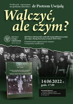Spotkanie autorskie z dr. Piotrem Uwijałą – Katowice, 14 czerwca 2022