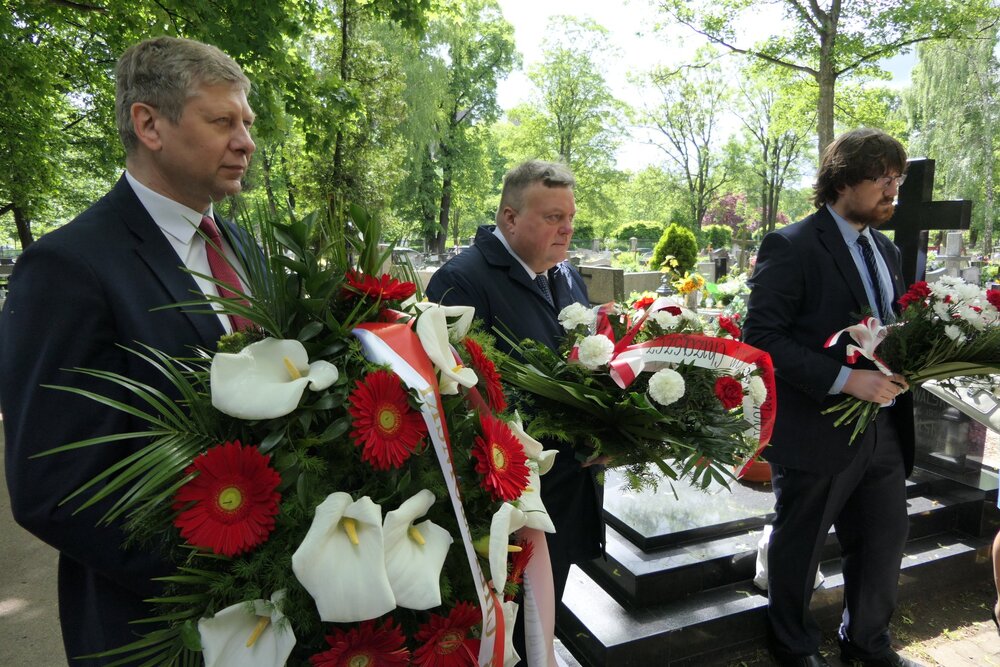 Upamiętniono Józefa Rymera, pierwszego wojewodę śląskiego. Fot. ŚUW w Katowicach