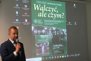 Spotkanie autorskie z dr. Piotrem Uwijałą w Przystanku Historia IPN w Katowicach. Fot. Adrian Rams/IPN