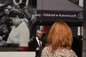 Otwarcie wystawy plenerowej „Bramy do Polski 1922” w Katowicach. Fot. Krzysztof Liszka/IPN