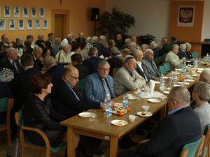 Spotkanie dawnych i obecnych działaczy „Solidarności" w 35. rocznicę wprowadzenia stanu wojennego w Bielsku–Białej.