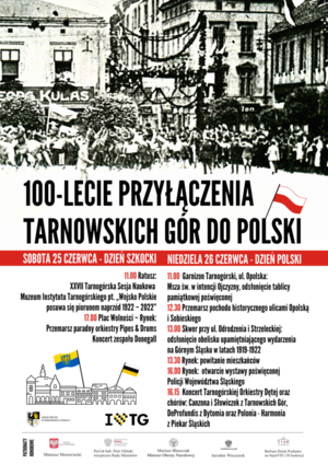 Odsłonięcie tablicy poświęconej pamięci żołnierzy 3. Pułku Ułanów Śląskich – Tarnowskie Góry, 26 czerwca 2022