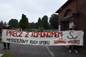 Upamiętnienie Sławomira Bugajskiego, założyciela śląskiej Solidarności Walczącej.