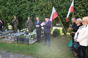 IPN upamiętnił ppłk. Henryka Czerwińskiego w 83. rocznicę wybuchu II wojny światowej. Fot. Stanisław Twardoch/IPN