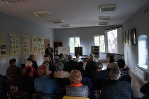 Wykład o działaniach wojennych pod Częstochową w 1939 roku w Muzeum Regionalnym w Kamienicy Polskiej, fot. Krzysztof Szczepanik