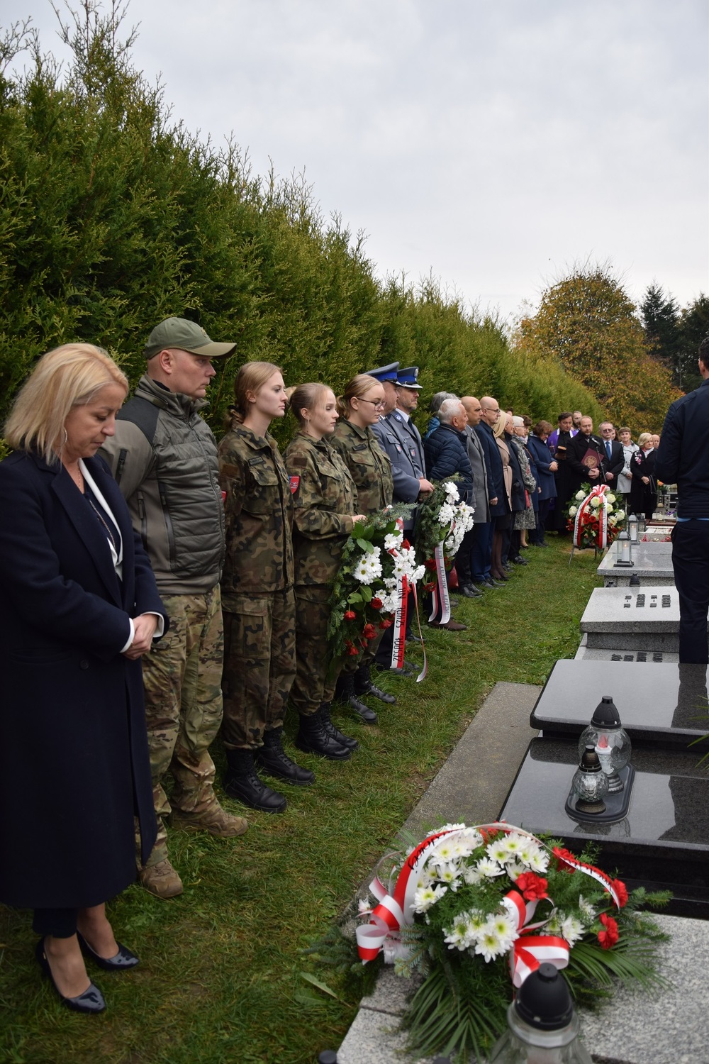 Uroczystość oznaczenia grobu powstańca śląskiego śp. Bolesław Wieczorka znakiem pamięci „Tobie Polsko”. Fot. Danuta Mikoda/IPN
