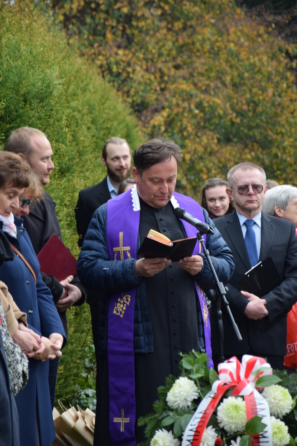 Uroczystość oznaczenia grobu powstańca śląskiego śp. Bolesław Wieczorka znakiem pamięci „Tobie Polsko”. Fot. Danuta Mikoda/IPN