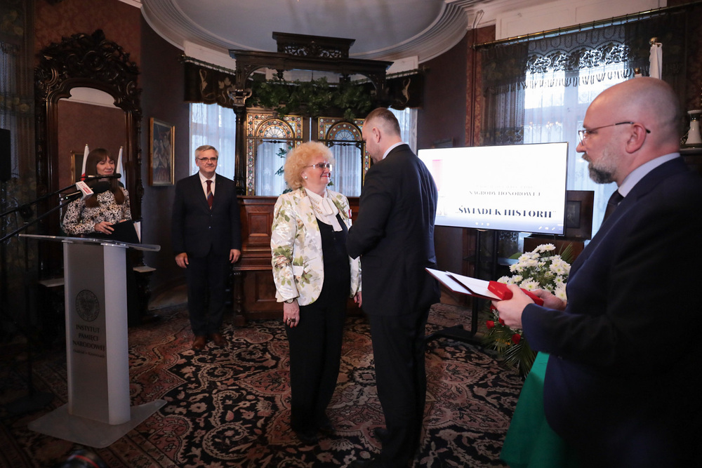 Uroczystość wręczenia Nagrody Honorowej IPN „Świadek Historii“ w Katowicach. Fot. Mikołaj Bujak/IPN
