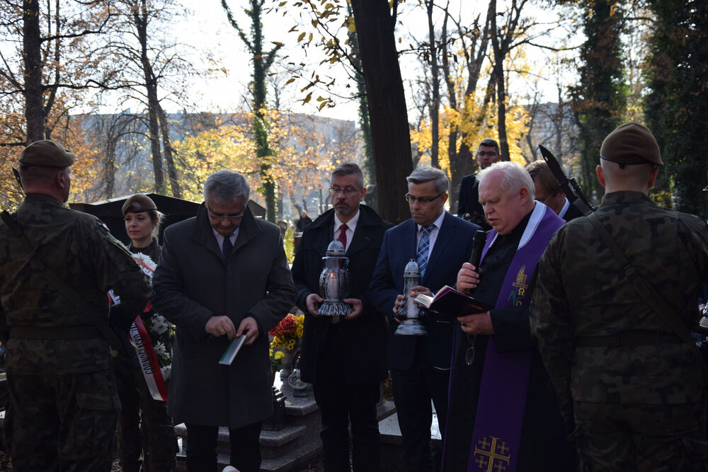 Uroczyste oznaczenie i poświęcenie grobu weterana walk o wolność i niepodległość Polski śp. Romana Jana Koźlika – Katowice, 27 października 2022