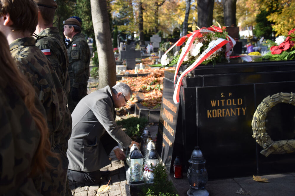 Uroczyste oznaczenie i poświęcenie grobu weterana walk o wolność i niepodległość Polski śp. Romana Jana Koźlika – Katowice, 27 października 2022