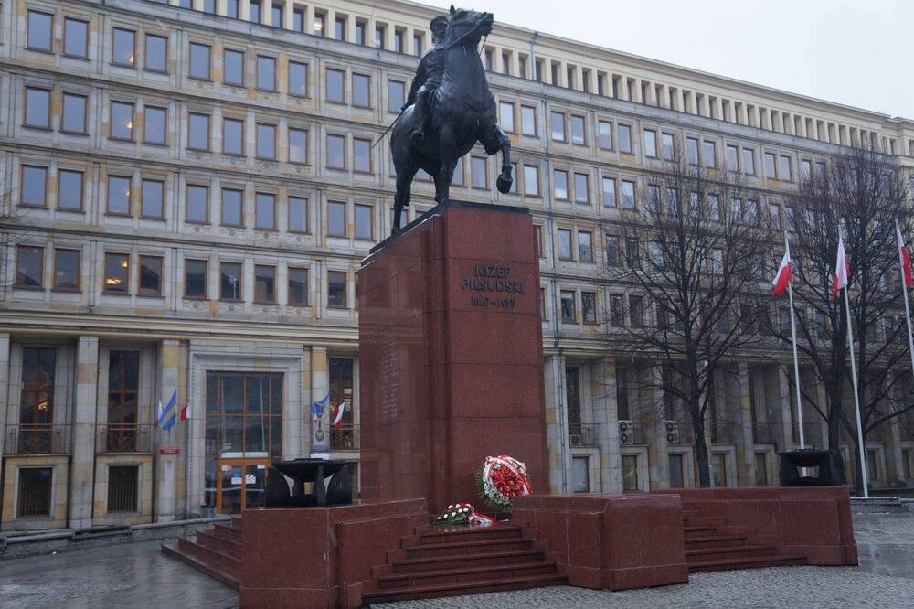 Pomnik Józefa Piłsudskiego w Katowicach.