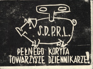 Ulotka pozyskana od członków Ruchu Młodej Polski w kwietniu 1982 r., sygn. akt IPN Ka 0026/858, t. 2