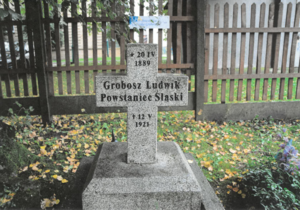 Grób Ludwika Grobosza (przed remontem).