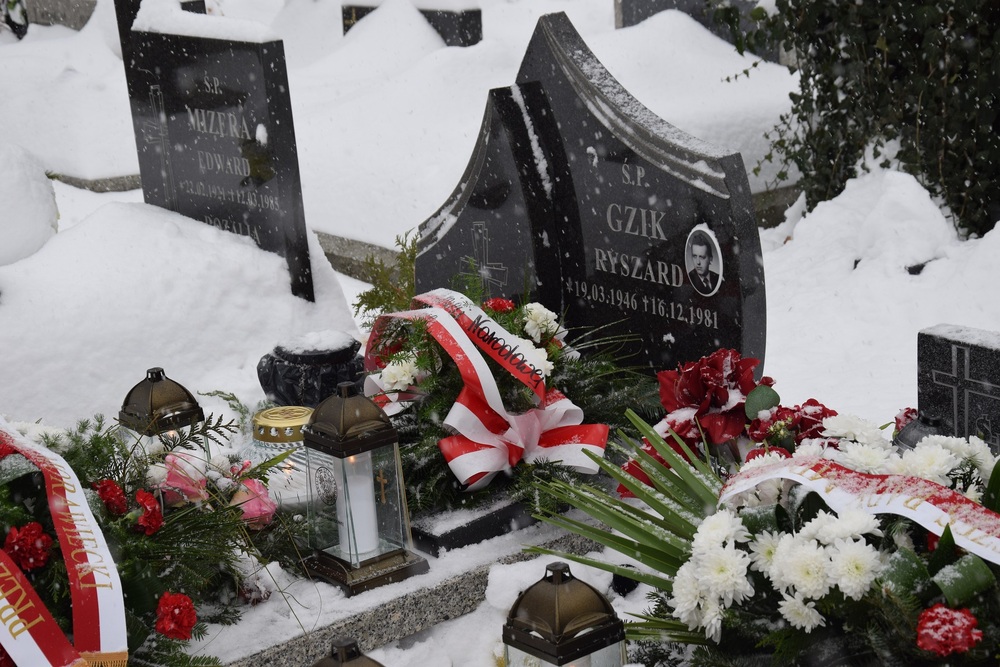 Grób Ryszarda Gzika.