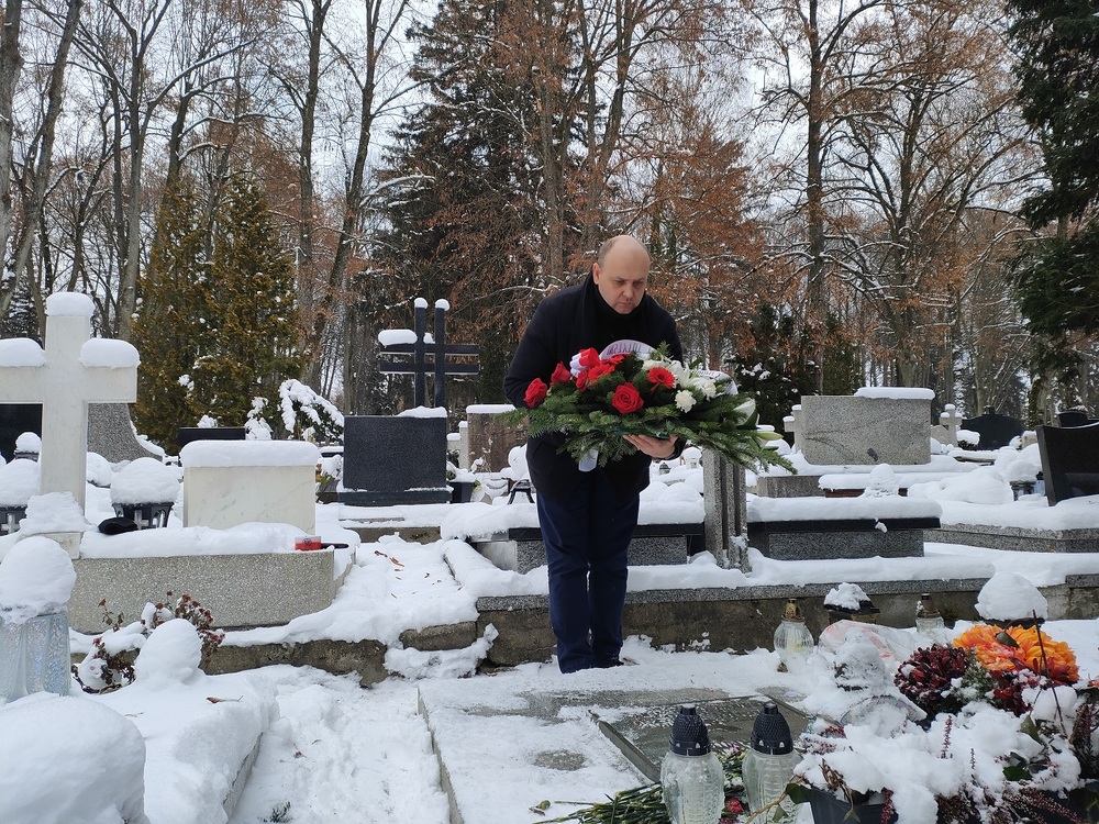 Grób Jana Stawisińskiego.